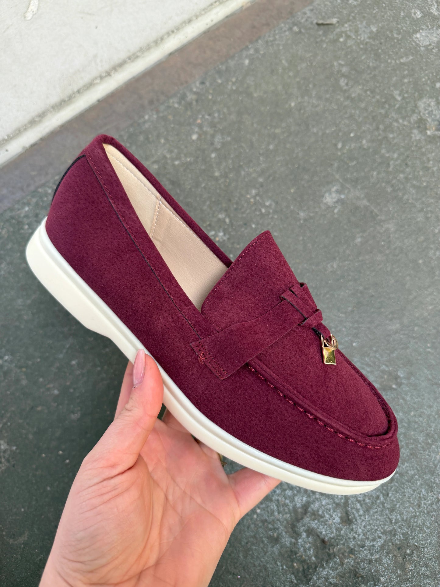Bianca Lombardi | Mocasines Walker Burdeos