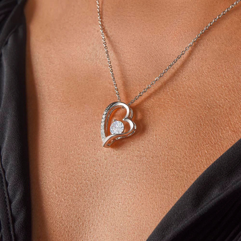Bianca Lombardi |                                                                              Collar con colgante de corazón en oro blanco de 14k