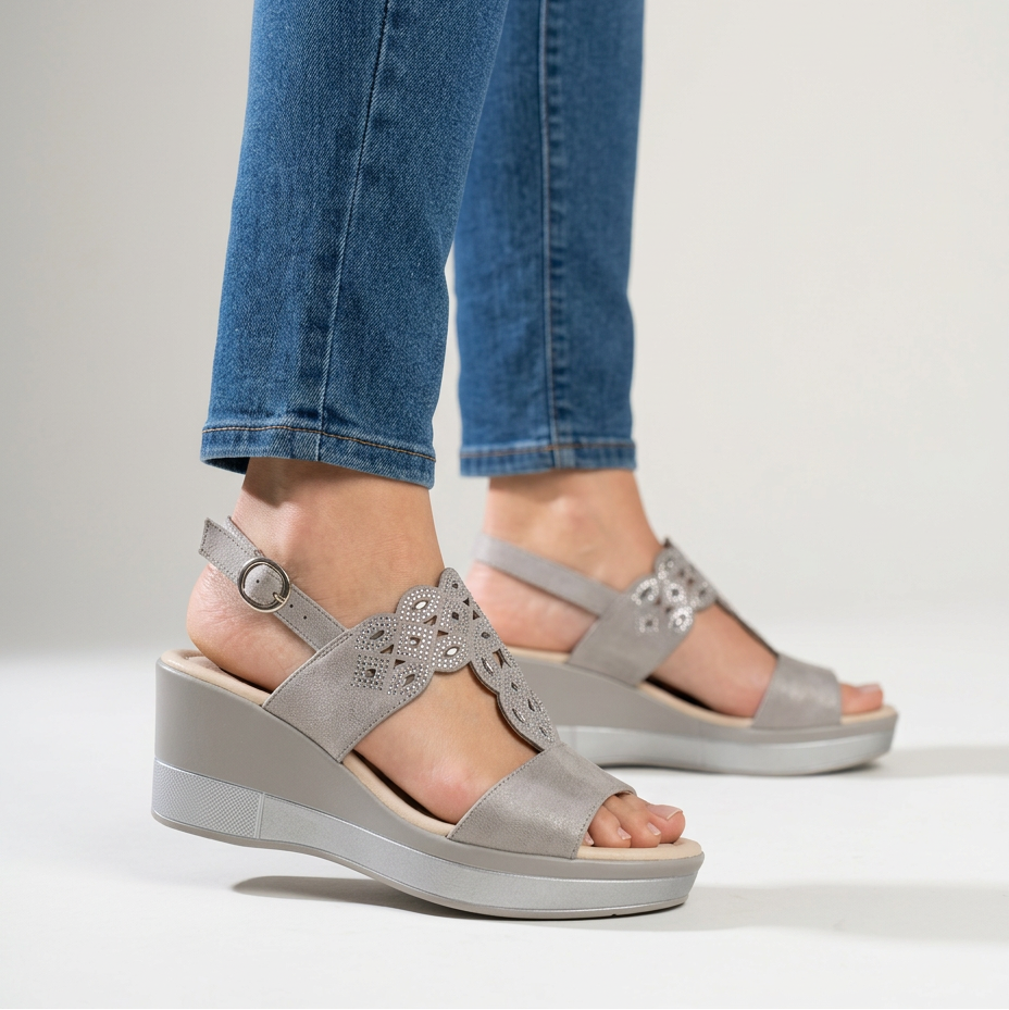 Bianca Lombardi | Cómoda sandalia de cuña para mujer