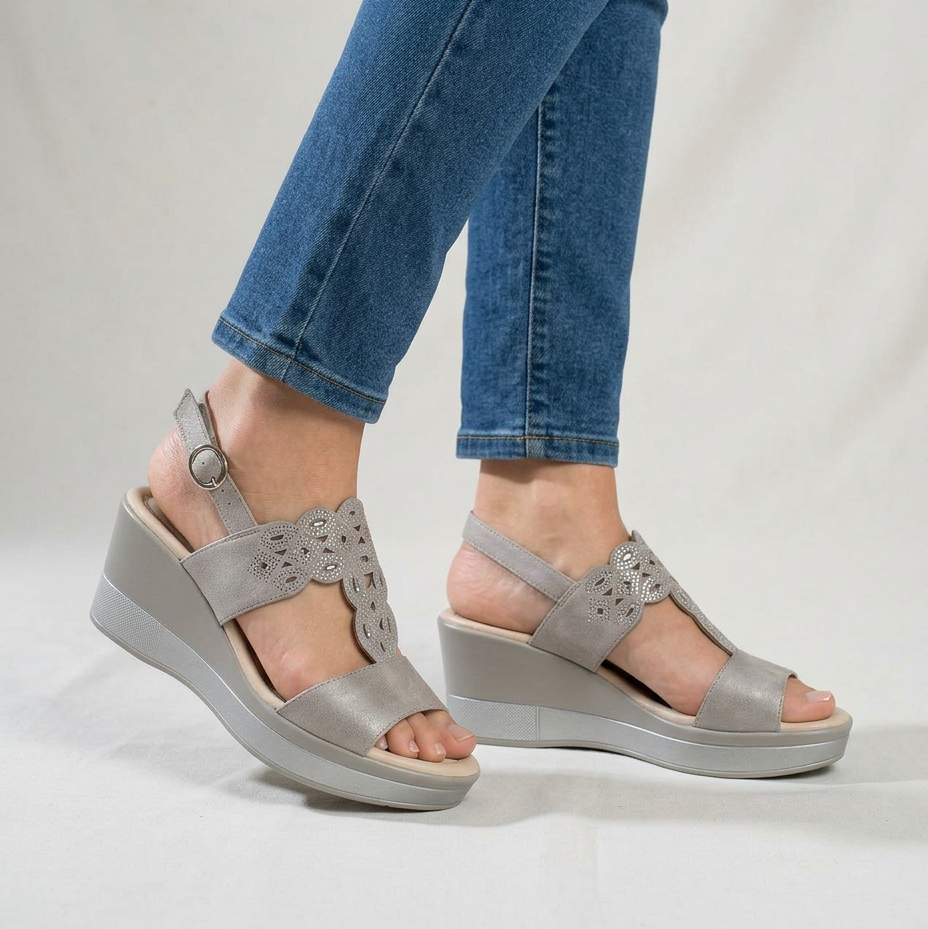 Bianca Lombardi | Cómoda sandalia de cuña para mujer