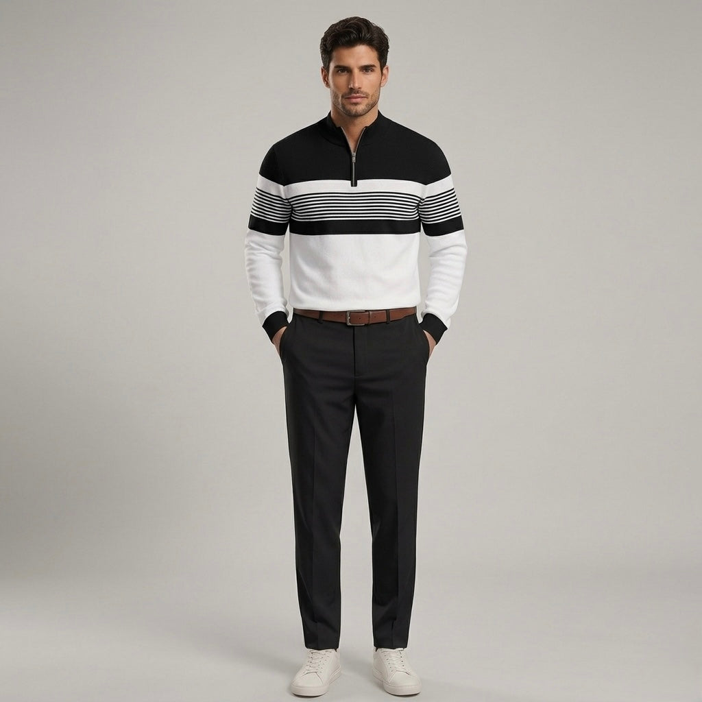 Bianca Lombardi | Conjunto para hombre: jersey con estampado gráfico y pantalones