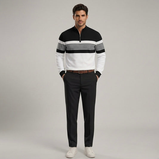 Bianca Lombardi | Conjunto para hombre: jersey con estampado gráfico y pantalones