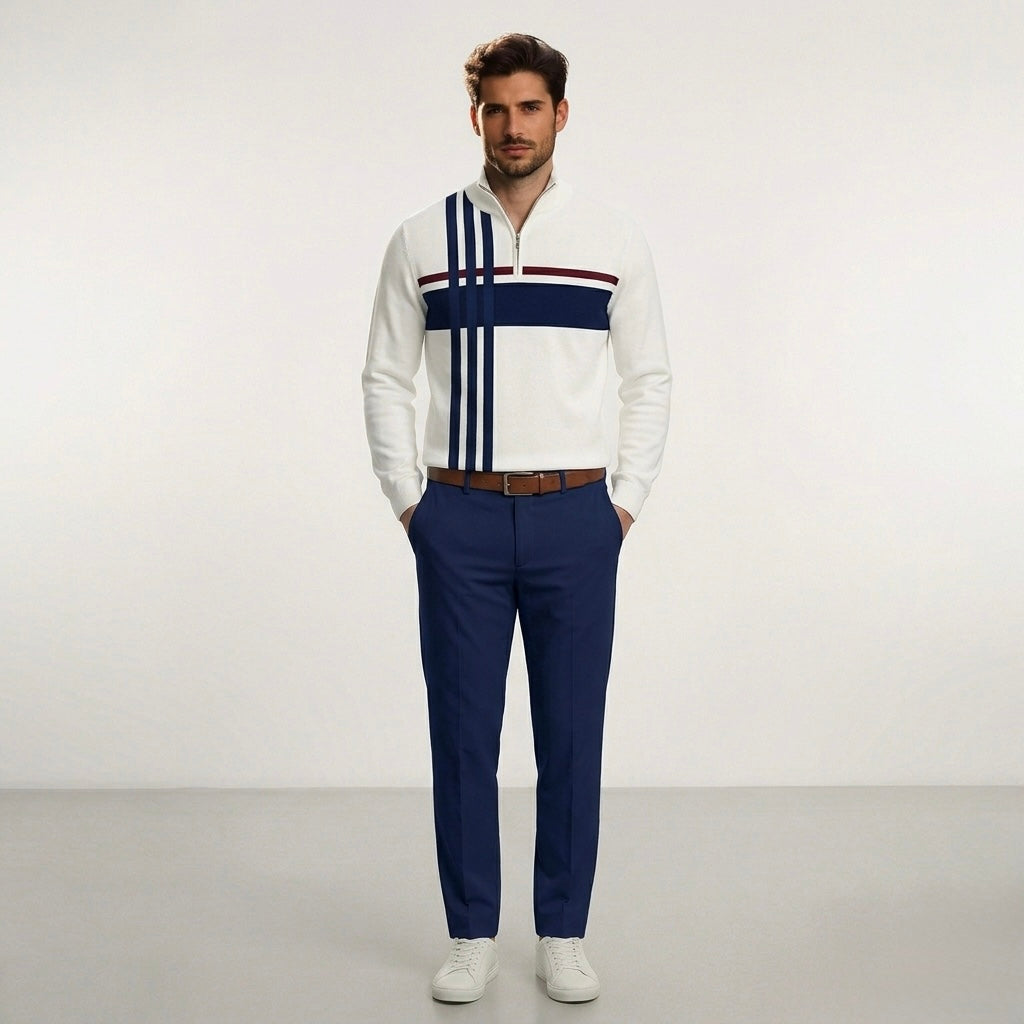 Bianca Lombardi | Conjunto para hombre: jersey con estampado gráfico y pantalones