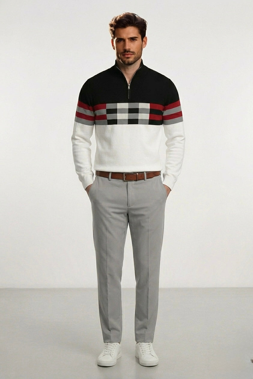 Bianca Lombardi | Conjunto para hombre: jersey con estampado gráfico y pantalones