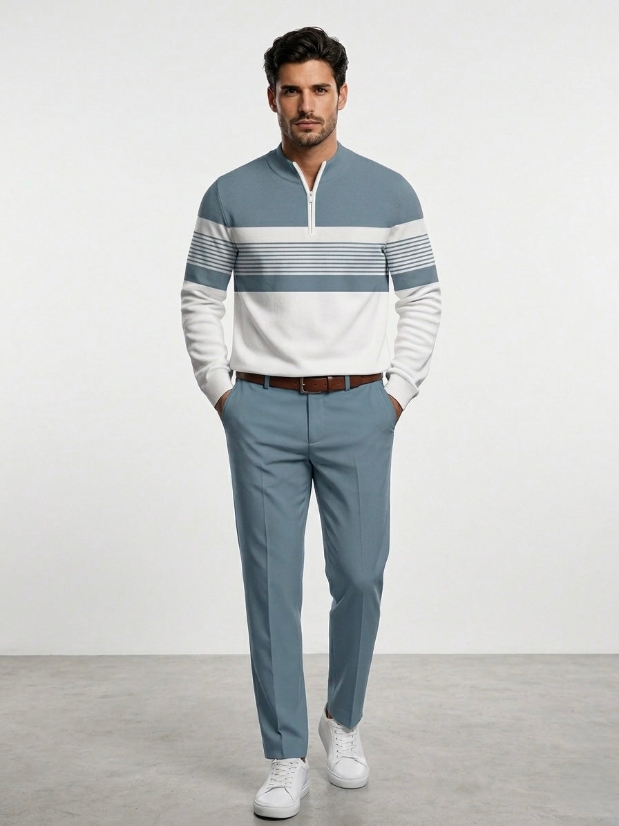Bianca Lombardi | Conjunto para hombre: jersey con estampado gráfico y pantalones