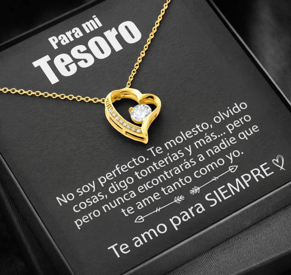 Bianca Lombardi |                                                                              Collar con colgante de corazón en oro blanco de 14k
