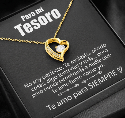 Bianca Lombardi |                                                                              Collar con colgante de corazón en oro blanco de 14k
