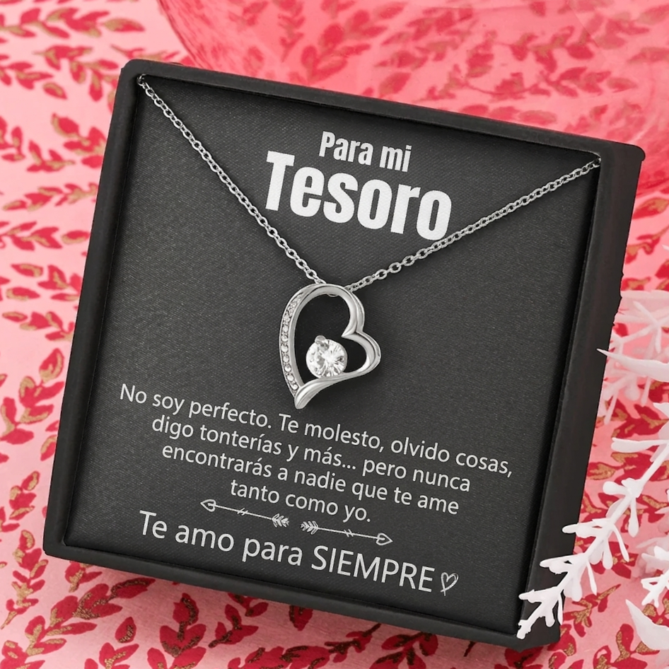 Bianca Lombardi |                                                                              Collar con colgante de corazón en oro blanco de 14k