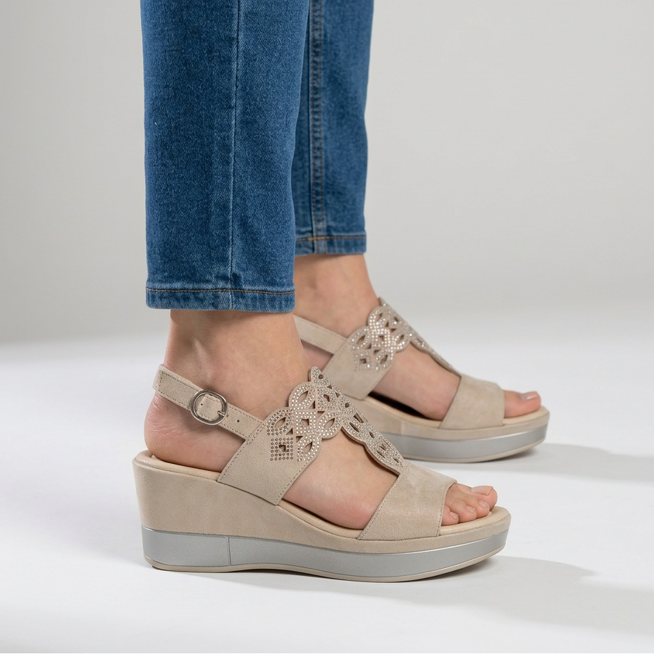 Bianca Lombardi | Cómoda sandalia de cuña para mujer