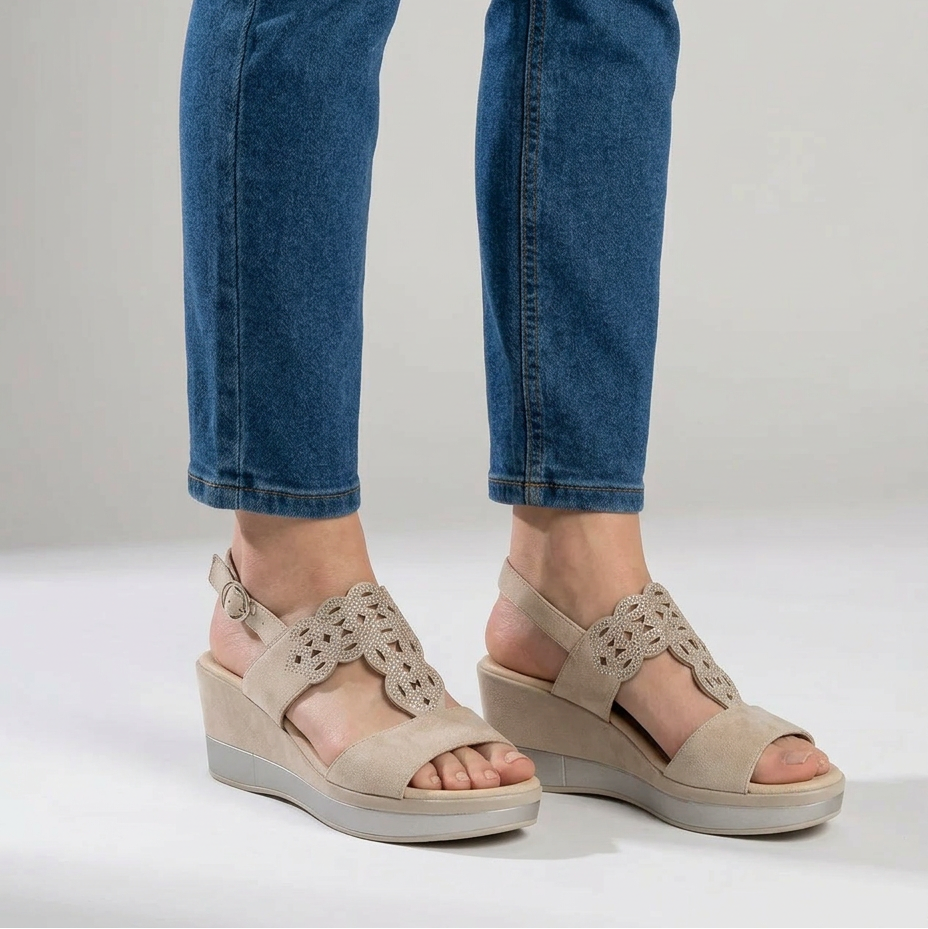 Bianca Lombardi | Cómoda sandalia de cuña para mujer