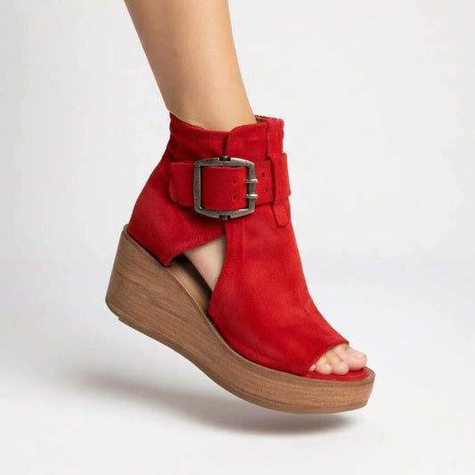 Bianca Lombardi |Botines de cuña abiertos de estilo moderno