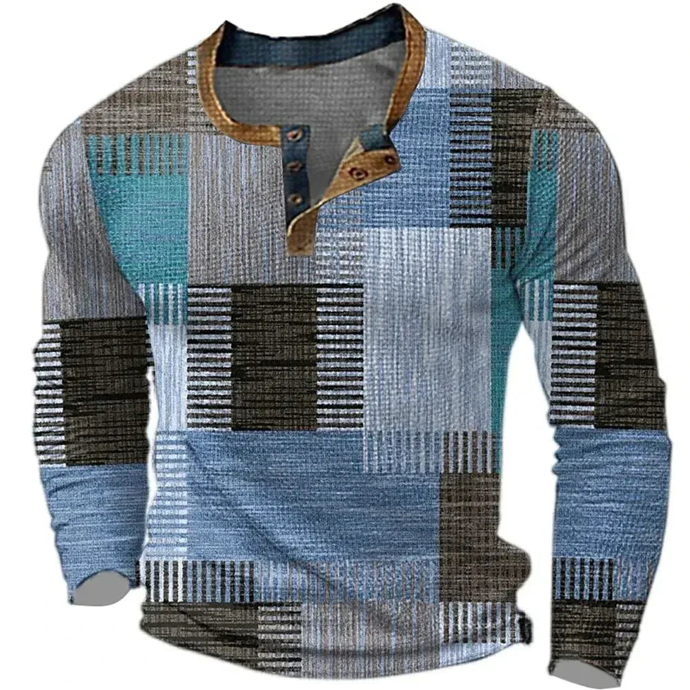 Bianca Lombardi | CAMISA DE PATCHWORK COLORIDA PARA HOMBRE