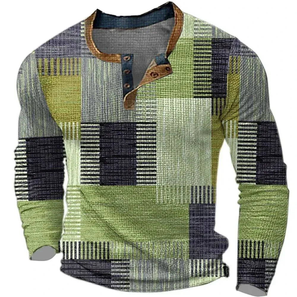 Bianca Lombardi | CAMISA DE PATCHWORK COLORIDA PARA HOMBRE