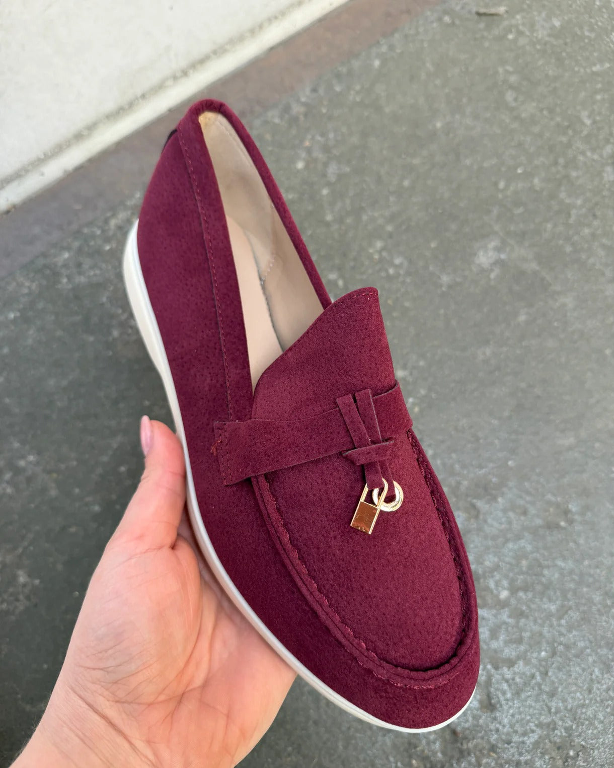 Bianca Lombardi | Mocasines Walker Burdeos