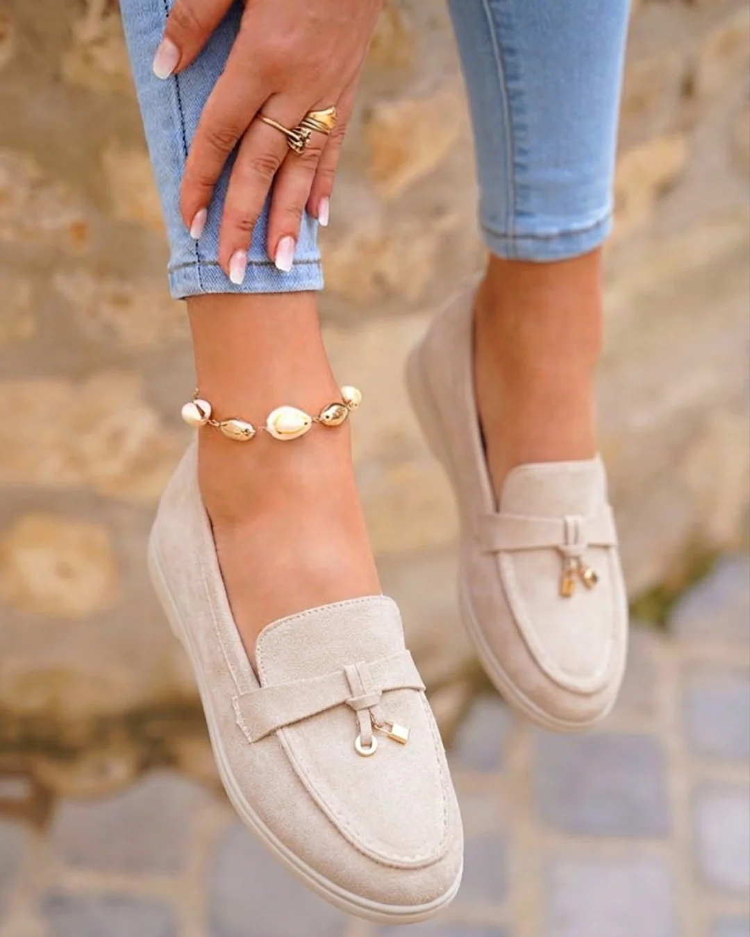 Bianca Lombardi | Mocasines Walkers en color beige