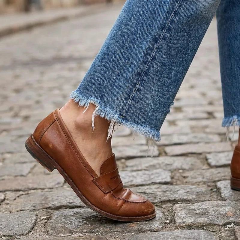 Bianca Lombardi | Vaqueros retro de mujer, de corte recto y largo corto